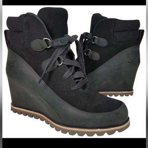 UGG Kriston Wedge Waterproof Booties